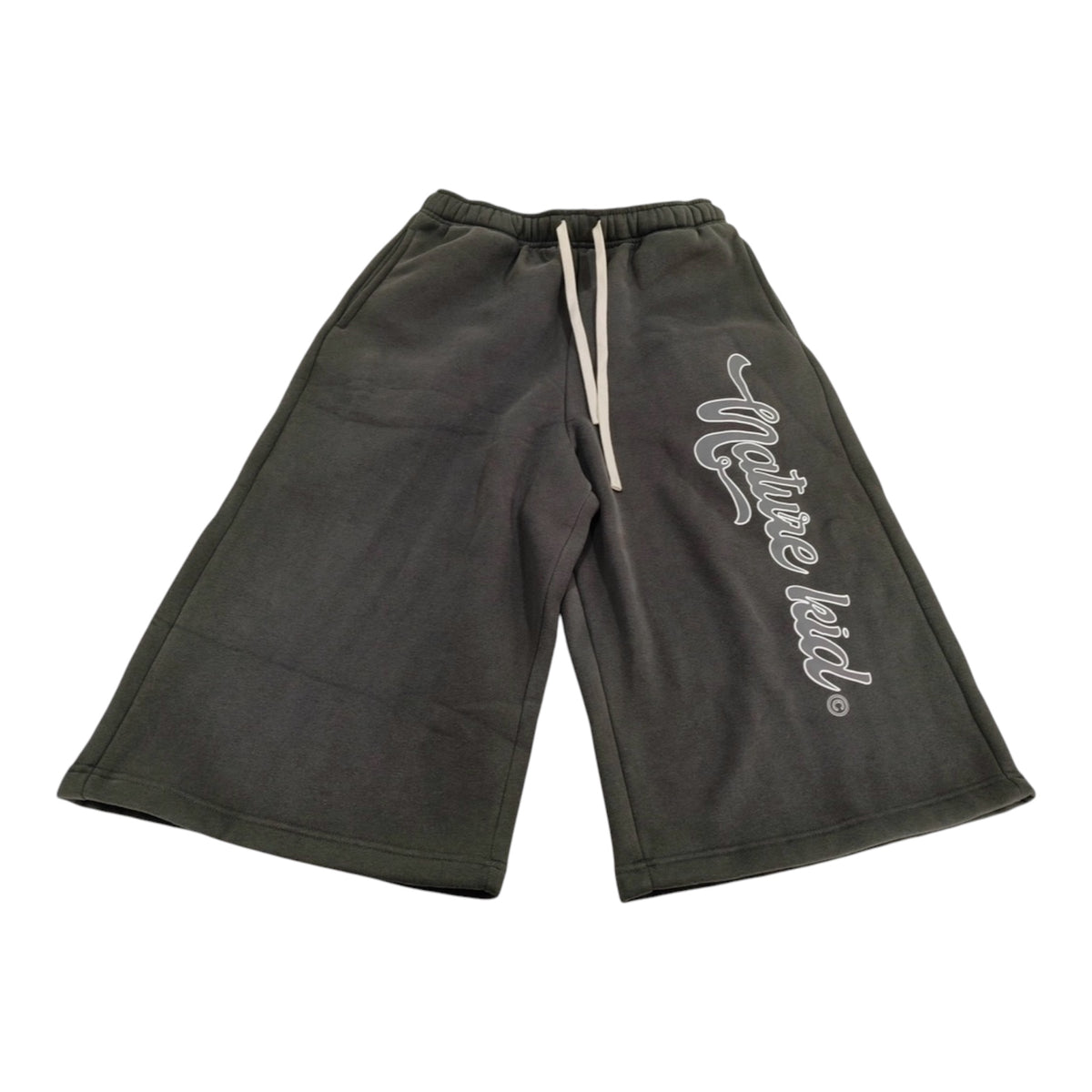 NK GREY CAPRI SHORTS