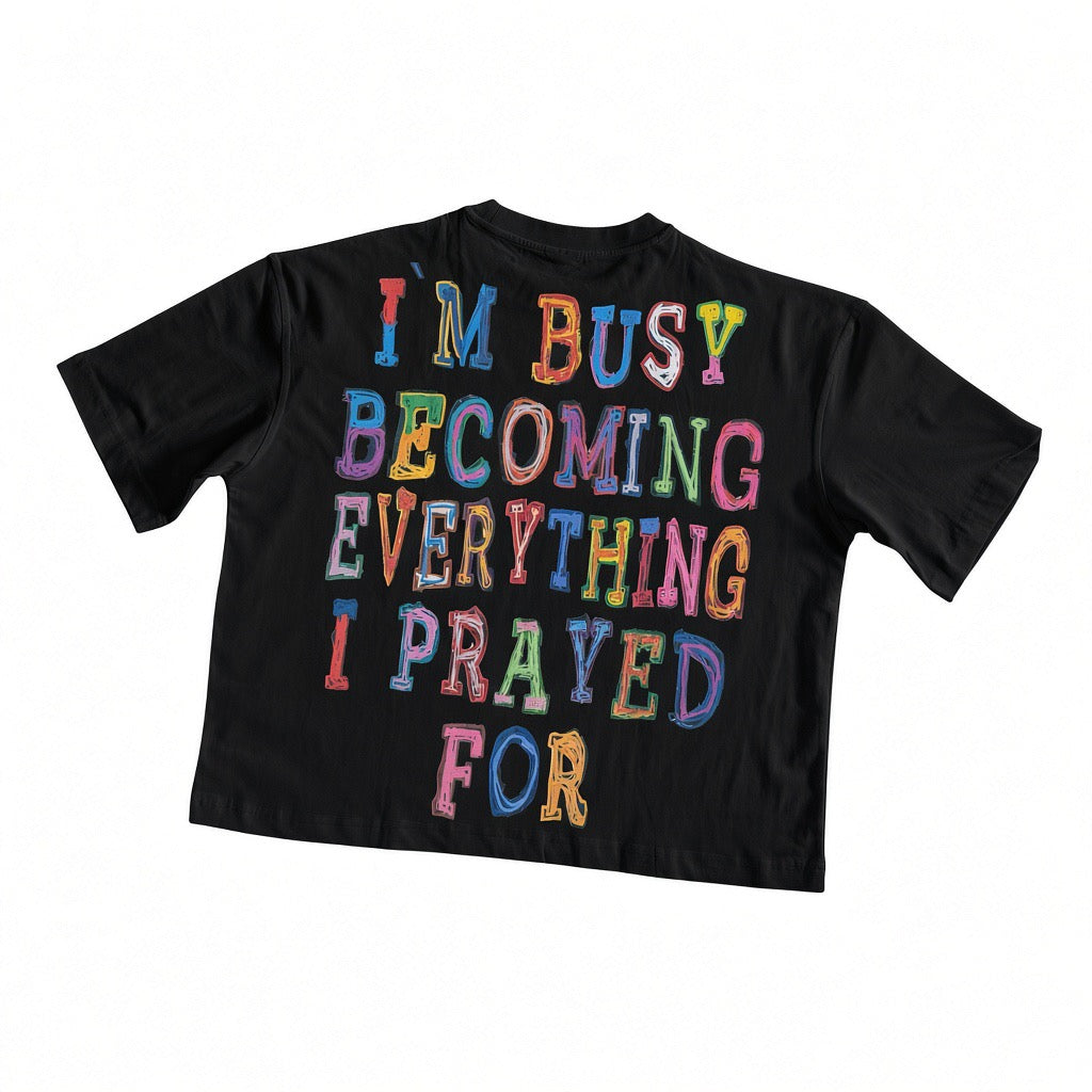 “EVERYTHING I PRAYED FOR” BLACK Nature Kid Tee